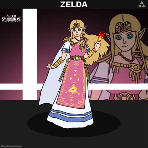 Ssbu Zelda By Grasonpane On Deviantart