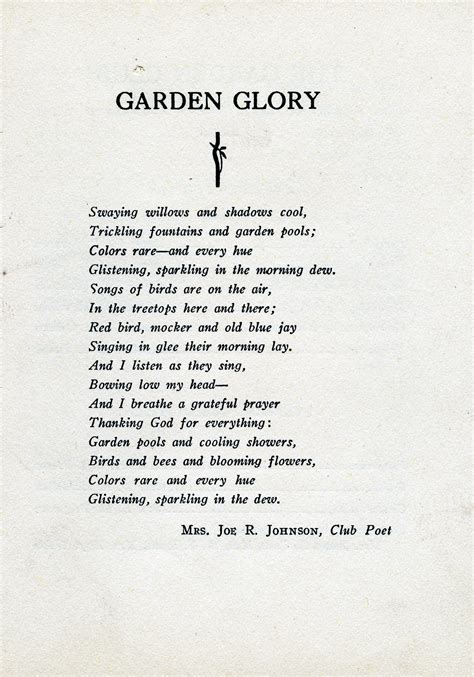 Garden Poems