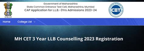 Mh Cet Year Llb Counselling Registration Deadline Extended Till