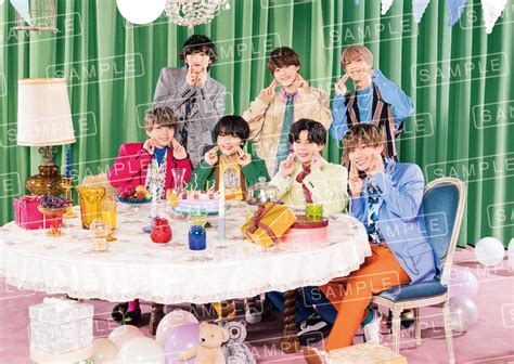 なにわ男子 3rd Single「ハッピーサプライズ」初回限定盤②・通常盤 先着購入特典の絵柄を解禁！｜なにわ男子｜storm Labels