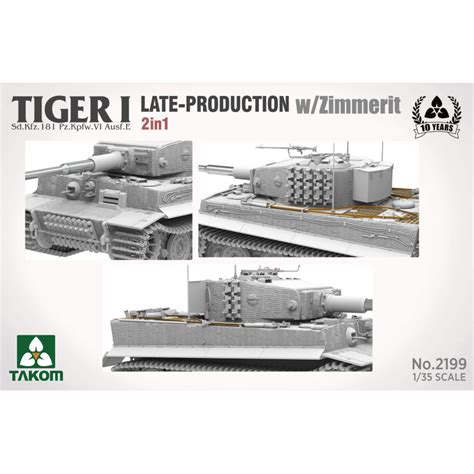 Maquette Tiger I Late Production W Zimmerit Sd Kfz Pz Kpfw Vi Aus