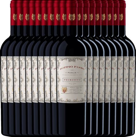 18er Vorteils Weinpaket Doppio Passo Primitivo Puglia IGT 2021 CVCB