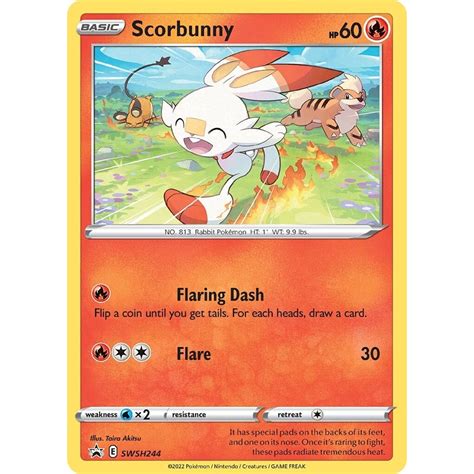 Ptcg Pokemon Cards Sword Shield Promos Scorbunny Swsh