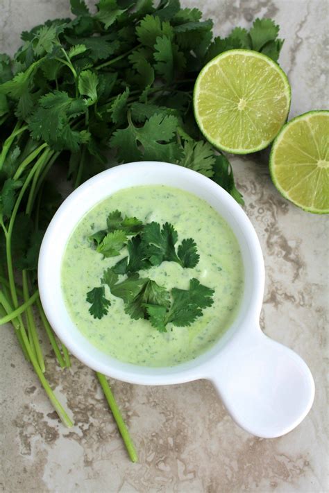 Healthy Cilantro Lime Sauce Recipe Cilantro Lime Sauce Cilantro