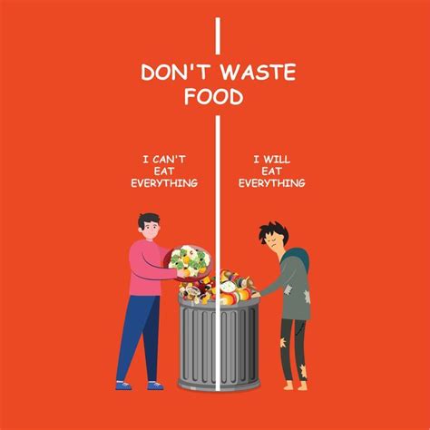 Dont Waste Food Banner Richboy And Poor Boy Dont Waste Food Food