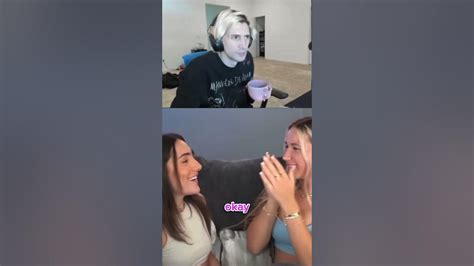 Xqc Reacting To Nadia Kissing A Girl Trending Trendingshorts Viral