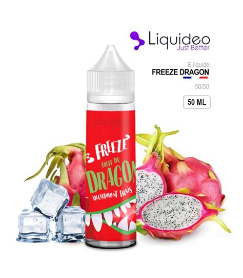 LIQUIDEO FREEZE DRAGON 50 Ml Pas Cher 12 99