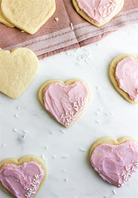 Heart-Shaped Sugar Cookies – Marina Makes