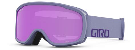 Giro Cruz Snow Goggle Lilac Wordmark Amber Pink Lenses Medium