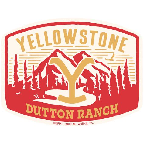 Yellowstone Dutton Ranch Patch Stickers Assorted Pack Of 3 Fancy Some