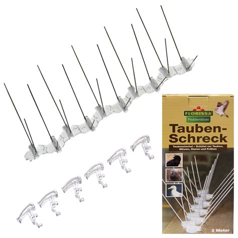 Taubenabwehr Vogelabwehr Taubenschreck Vogelschutz Spikes Meter