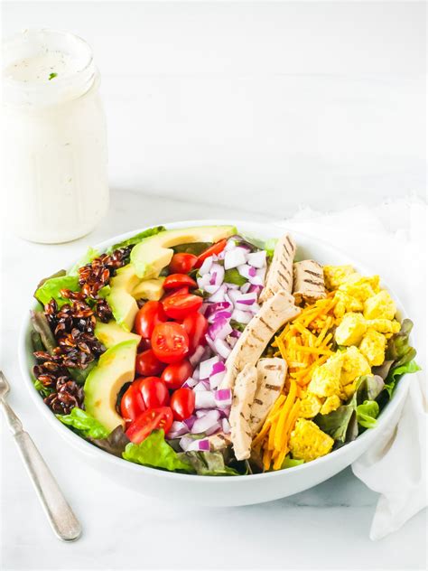 Vegan Cobb Salad Recipe With Vegan Ranch Dressing Namely Marly