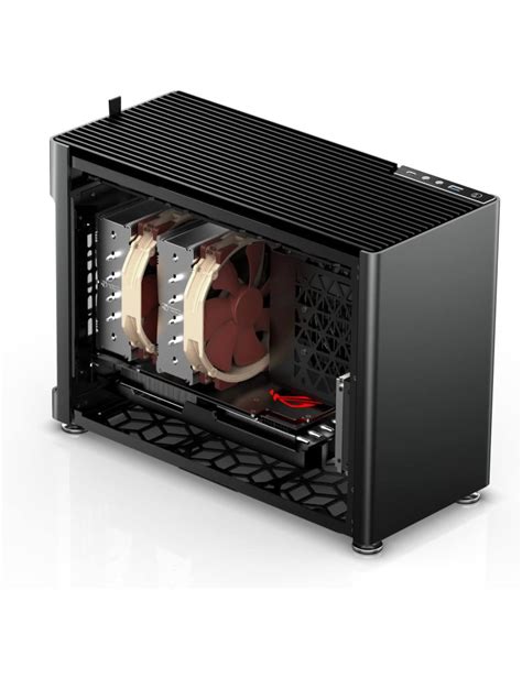 Jonsplus I100 Pro Mini Itx Gaming Case Black Magnesiumaluminum Alloy