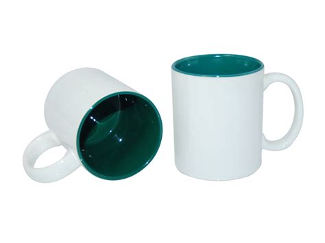 Sublimation 11oz Two Tone Color Mugs Green Bestsub Sublimation