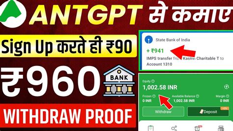 Agentgpt Withdrawal Proof Ant Gpt App Real Or Fake Ant Gpt Se Paise