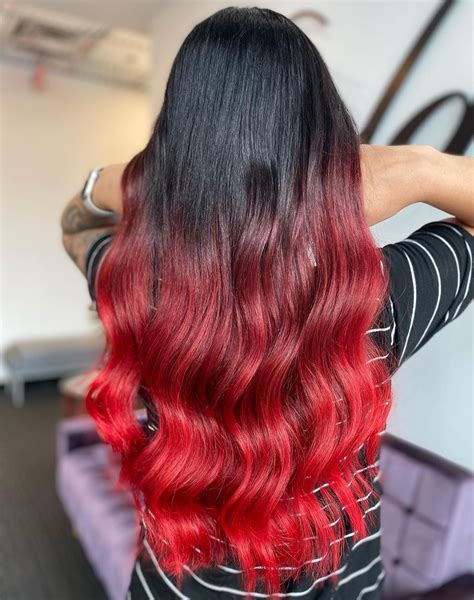 20 Magical Red Ombre Hair Ideas To Unlock Your True Colors