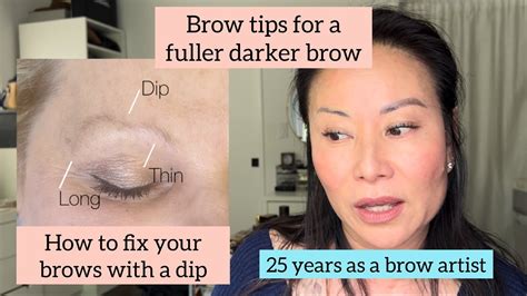 Brow Tips For A Fuller Darker Brow Youtube