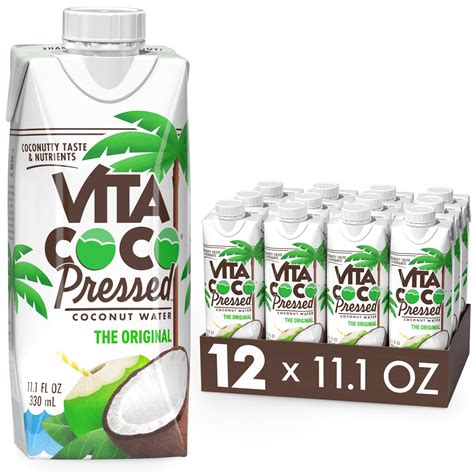 Vita Coco Pressed Coconut Water Pressed Coconut 11 1 Fl Oz Tetra