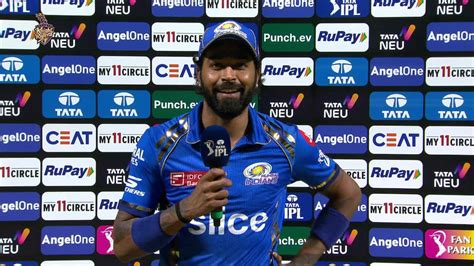 Watch KKR Vs MI - Post-Match Interview - Hardik Pandya Video Online(HD ...