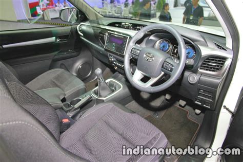 Toyota Hilux Revo interior at 2016 Thai Motor Expo