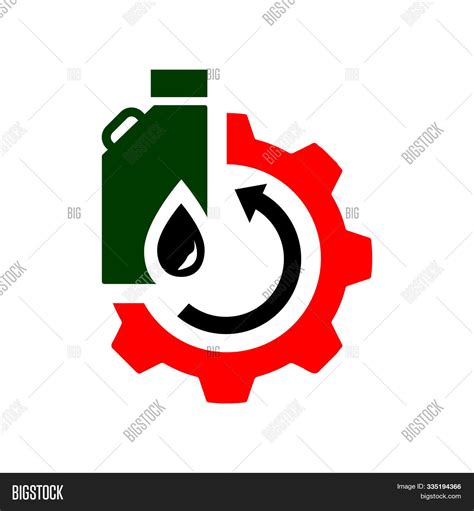 Oil Change Icon Logo Vector & Photo (Free Trial) | Bigstock