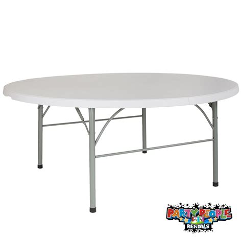 72in Round Folding Table Party Rental Virginia Beach