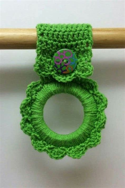 How To Crochet A Hanging Ring Towel Holder Artofit