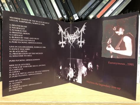 Mayhem Dawn Of The Black Hearts Album Photos View Metal Kingdom