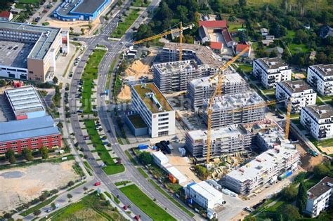 Sch Nefeld Von Oben Baustelle Zum Neubau Einer Mehrfamilienhaus