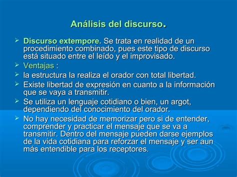 An Lisis Del Discurso Ppt