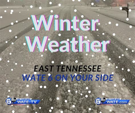 Road closures Winter Weather East Tennessee