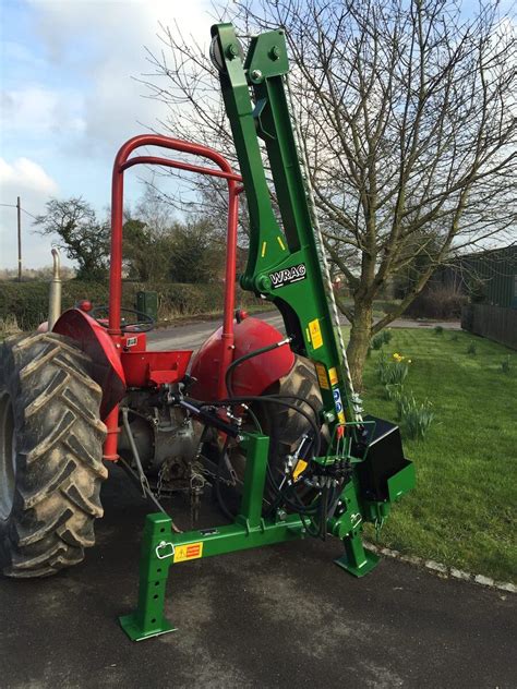 Post Driver Compact Vehicle Mounted County Fencing