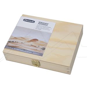 Schmincke Horadam Aquarell Watercolour Wooden Box Super Granulation