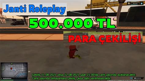 500 000 Tl Para ÇekİlİŞİ [janti Roleplay] Youtube