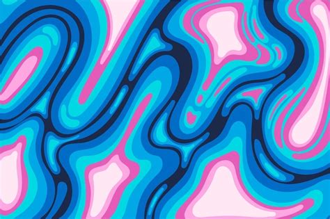 Premium Vector Psychedelic Groovy Background