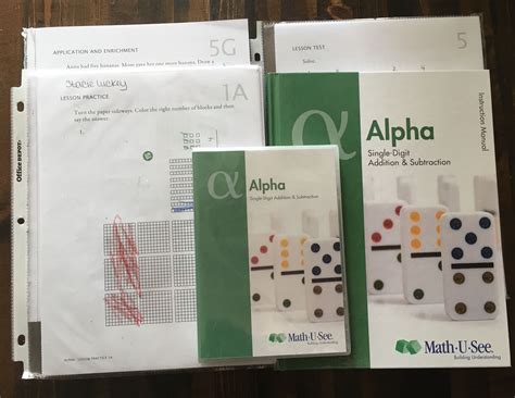 Review Math U See Alpha Worksheets Library