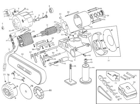 Tool Post Grinder Replacement Parts | Dumore Series 57 Tool Post Grinder