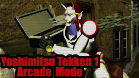 Yoshimitsu Arcade Mode In Tekken 1 Youtube