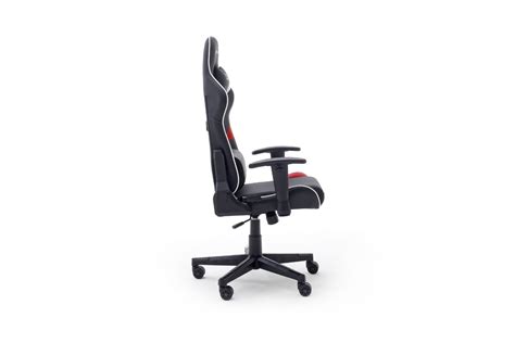 Gamingowy Fotel Dxracer P Biurowy Czarno Bia O Czerwony Mc Akcent