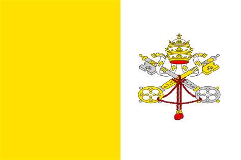 Bandera De Ciudad Del Vaticano Banderas Y Soportes