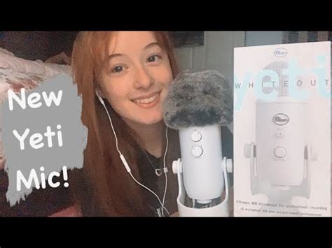 Trying Asmr With My New Blue Yeti Mic