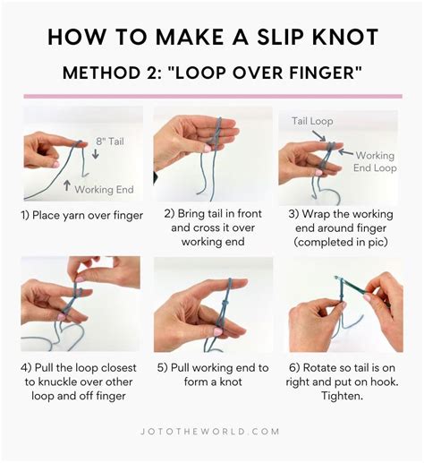 Slip Knot On Crochet At Lori Allan Blog