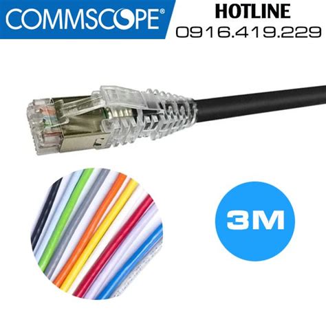 Dây Patch Cord Commscope CAT6A S FTP 3m NPC6ASZDB XX003M