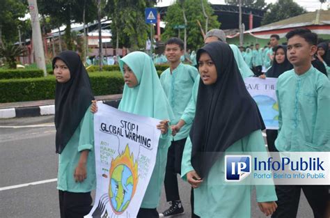 Infopublik Siswa Sma Negeri Lubuk Basung Gelar Kampanye Global Warming