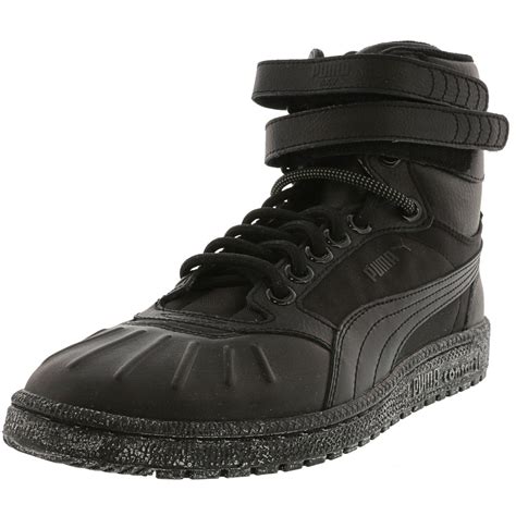 Puma Men S Sky Ii Hi Duck Boot Black Ankle High Leather Sneaker 11m Walmart Canada