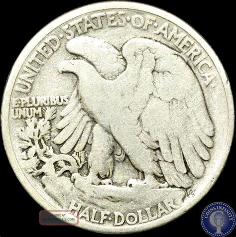 P Silver Walking Liberty Half Dollar