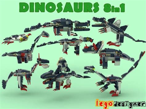 Lego Moc 31088 Dimetrodon By Legodesigner Rebrickable Build With Lego