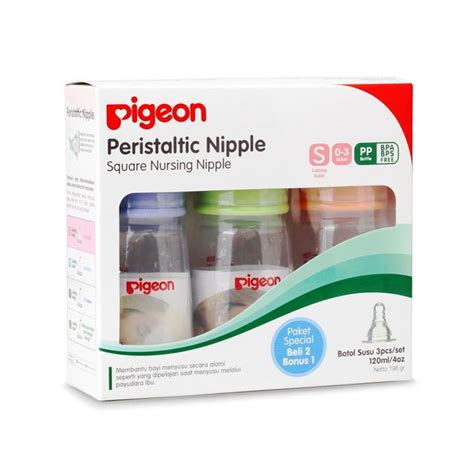 Pigeon Peristaltic Nipple Nursing Bottle Ml Rajasusu