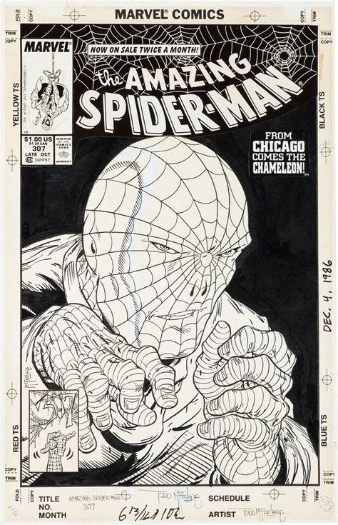 Amazing Spider Man 307 Cover By Todd McFarlane