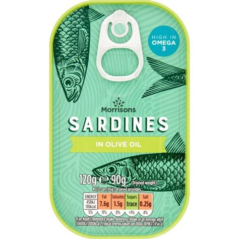 Morrisons Sardines In Olive Oil 120g Compare Prices Where To Buy